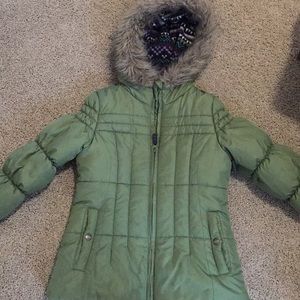Girls London Fog Winter Puffer Coat